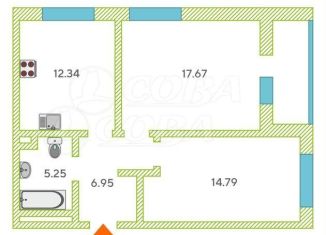 Продажа двухкомнатной квартиры, 56 м2, Тюмень, ЖК Интеллект Квартал, улица Фармана Салманова, 12