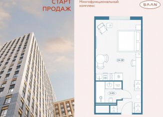 Продается квартира студия, 27.9 м2, Санкт-Петербург, метро Пионерская