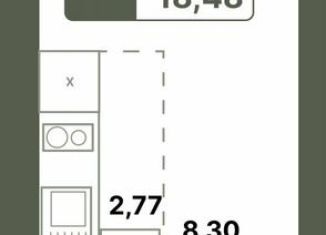 Продажа 1-ком. квартиры, 18.5 м2, село Миловка