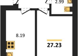 Продается 1-комнатная квартира, 27.2 м2, Пионерский, улица Гептнера, 19