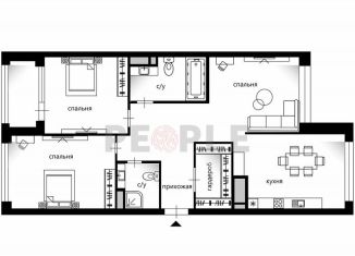 Продается 4-комнатная квартира, 129 м2, Москва, улица Сергея Бондарчука, 4, ЗАО