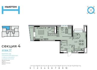 Продается 3-ком. квартира, 74.2 м2, Пермский край, Боровая улица, 21