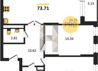 Продажа 2-комнатной квартиры, 73.7 м2, Воронеж, улица Ломоносова, 116А, Центральный район