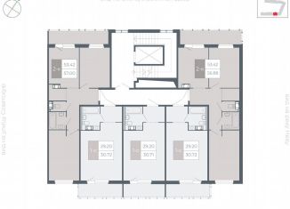 Продается 2-ком. квартира, 56.9 м2, городской посёлок Дубровка