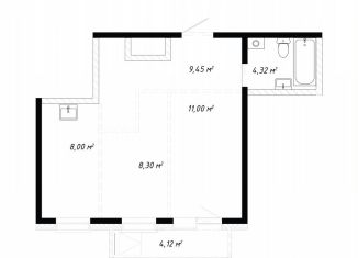 Продажа двухкомнатной квартиры, 45.2 м2, Иркутск