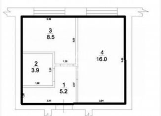 Продается 1-комнатная квартира, 33 м2, Оренбургская область, 2-й микрорайон, 24Б