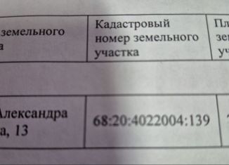 Продам земельный участок, 7.5 сот., Тамбов, Октябрьский район