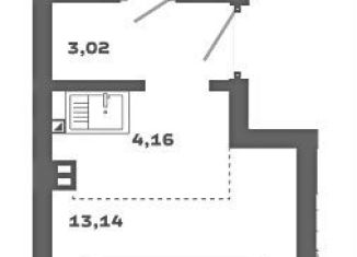 Продаю квартиру студию, 24.8 м2, Новосибирск, метро Площадь Гарина-Михайловского, Красногорская улица