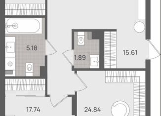 Продаю 3-ком. квартиру, 94.7 м2, Светлогорск