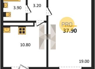 Продаю 1-ком. квартиру, 37.9 м2, Воронеж, улица Шидловского, 22