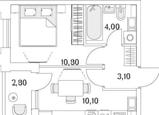 Продажа 1-комнатной квартиры, 29.7 м2, Санкт-Петербург, метро Комендантский проспект, Планерная улица, 99