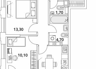 Продам 2-комнатную квартиру, 52 м2, Санкт-Петербург, Планерная улица, 99, муниципальный округ Юнтолово