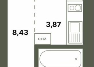 Продаю однокомнатную квартиру, 21 м2, село Миловка