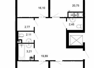 Продажа 3-ком. квартиры, 117.4 м2, село Павловская Слобода, Изумрудная улица, 6к5, ЖК Сказка