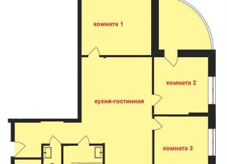 3-ком. квартира на продажу, 62 м2, Ивантеевка, улица Прокудина, 2, ЖК Весна