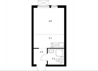 Продается квартира студия, 19.9 м2, Московская область