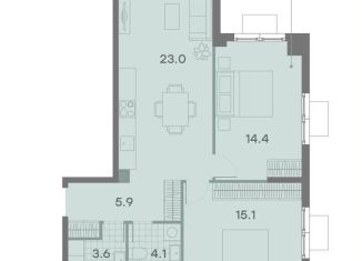 Продаю 2-ком. квартиру, 66.1 м2, Москва, ЖК Парксайд, 3