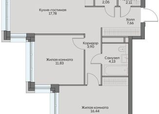 Трехкомнатная квартира на продажу, 89.5 м2, Москва, Даниловский район, Автозаводская улица, 24к1