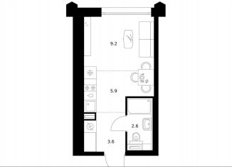 Продаю квартиру студию, 21.3 м2, Москва, САО