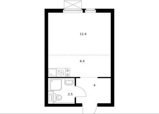 Продам квартиру студию, 25.3 м2, Московская область