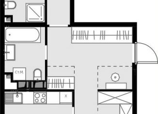 Продается 2-ком. квартира, 71 м2, Москва, Отрадная улица, 4А, район Отрадное