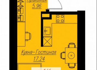 Продается 1-ком. квартира, 29.8 м2, Красноярск, Семафорная улица, 441А