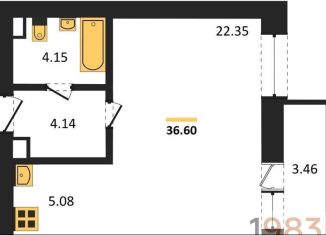 Продажа квартиры студии, 36.6 м2, посёлок Солнечный, Кленовая улица, 4