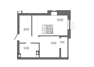 Продается 1-комнатная квартира, 41 м2, Волгоград, Дзержинский район