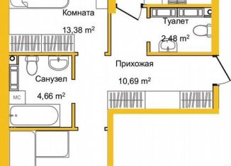 Продам 2-ком. квартиру, 60 м2, Крым