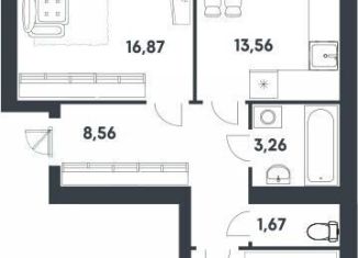 Продаю 2-комнатную квартиру, 60.5 м2, Волгоградская область