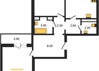 Продаю 2-ком. квартиру, 65.7 м2, Воронежская область