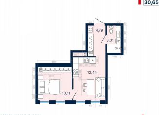 Продаю 1-ком. квартиру, 30.7 м2, Екатеринбург, метро Геологическая