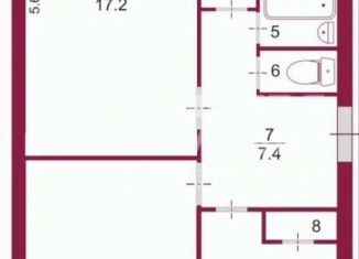 Продам 3-комнатную квартиру, 63 м2, Омская область, 27-я Северная улица, 121Б