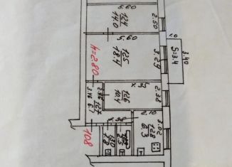 Продается трехкомнатная квартира, 64 м2, Ростов-на-Дону, улица Клары Цеткин, 1