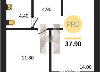 Продажа однокомнатной квартиры, 37.9 м2, Новосибирск, Октябрьский район, улица Кирова, 342