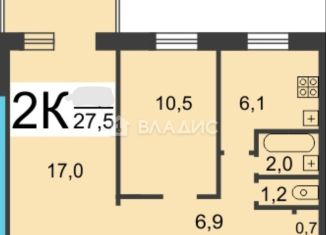 Продам 2-комнатную квартиру, 45.2 м2, Нижний Новгород, улица Переходникова, 31, Автозаводский район