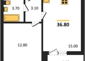 Продается 1-комнатная квартира, 36.8 м2, Воронеж, Советский район, улица Полковника Богомолова, 1