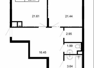 Продается 3-комнатная квартира, 95.4 м2, село Павловская Слобода, Изумрудная улица, 6к5