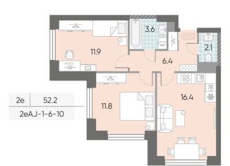 Продам 2-ком. квартиру, 52.2 м2, Москва, Даниловский район