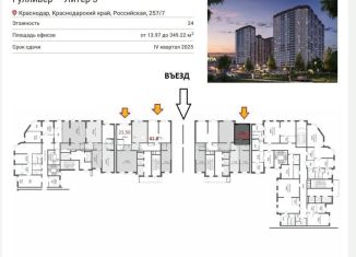 Помещение свободного назначения на продажу, 41.8 м2, Краснодар, Российская улица, 257/7