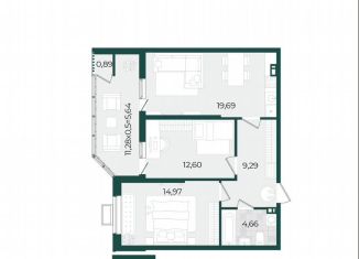 Продается 2-комнатная квартира, 67.7 м2, Москва, Штурвальная улица, вл8, метро Сходненская