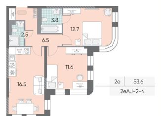 Продажа 2-ком. квартиры, 53.6 м2, Москва, Даниловский район