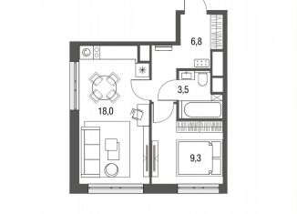 Продажа 1-комнатной квартиры, 37.3 м2, Москва, Бульвар Рокоссовского, Тагильская улица, 2к1