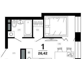 Продам квартиру студию, 26.4 м2, Рязанская область