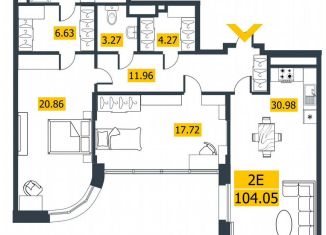 Продается 2-ком. квартира, 104.5 м2, Санкт-Петербург, Василеостровский район