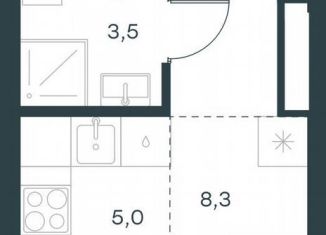 Продажа квартиры студии, 20.6 м2, Москва, ЗАО