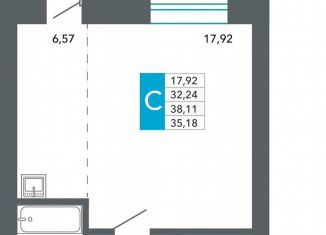 Продаю квартиру студию, 35.2 м2, Забайкальский край, Нерчинско-Заводская улица, 6/9