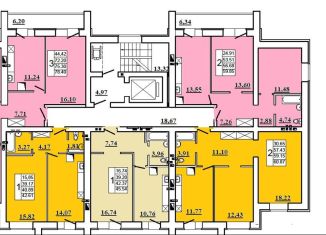 Продажа 2-ком. квартиры, 53.5 м2, Саратов, улица имени Фёдора Пяткова, 6, Кировский район