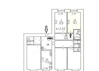 Продается однокомнатная квартира, 38.2 м2, Омская область, 3-я Молодёжная улица, 65