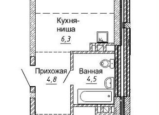 Продажа 2-комнатной квартиры, 54.5 м2, Новосибирск, метро Берёзовая роща, улица Фрунзе, 220